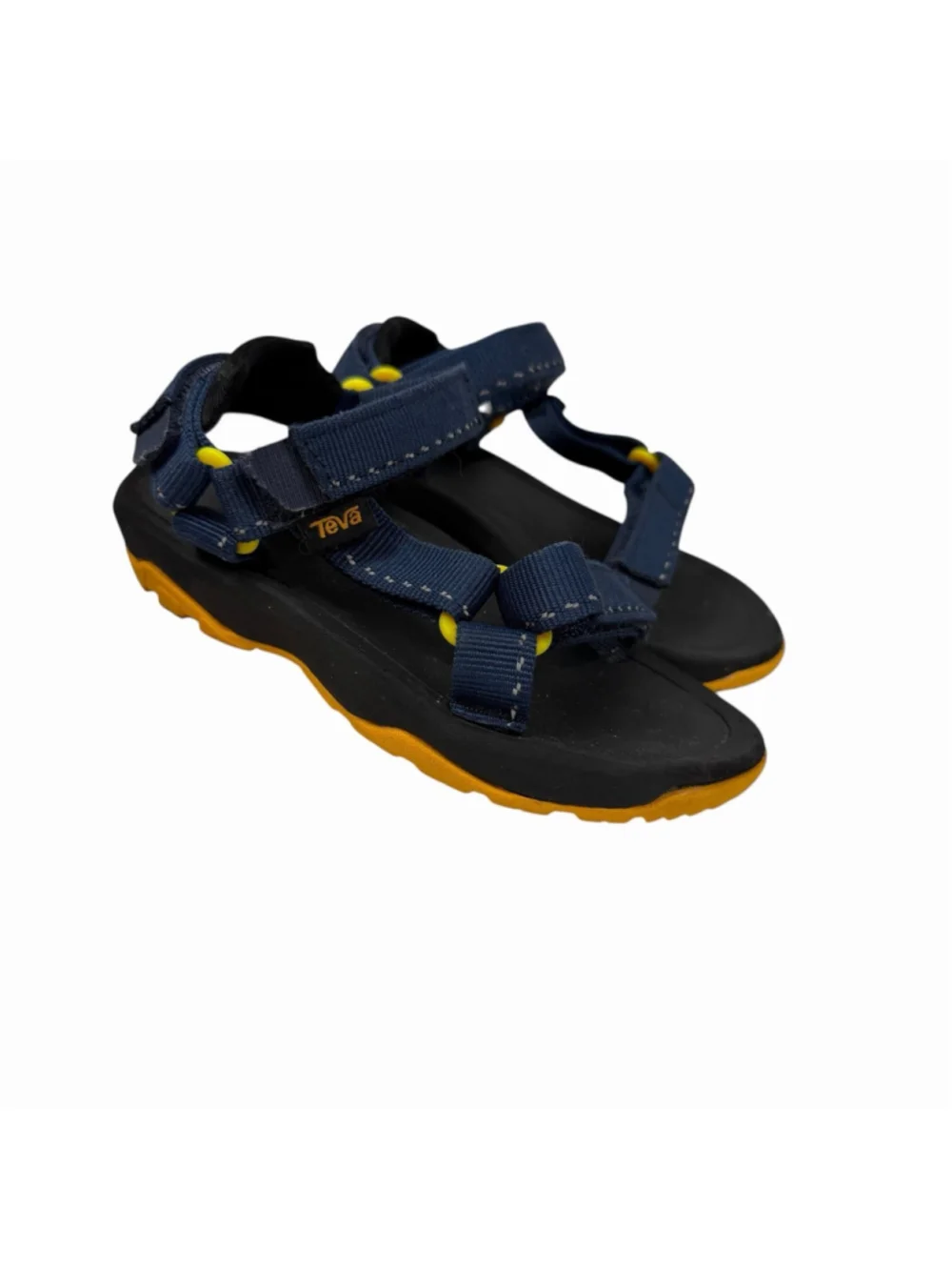Teva Hurricane XLT 2 Speck Navy Yellow Outdoor Sandals Toddler Size 8